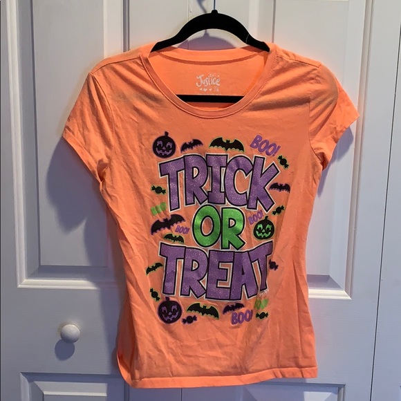 Orange Justice Halloween T-Shirt - Picture 1 of 2